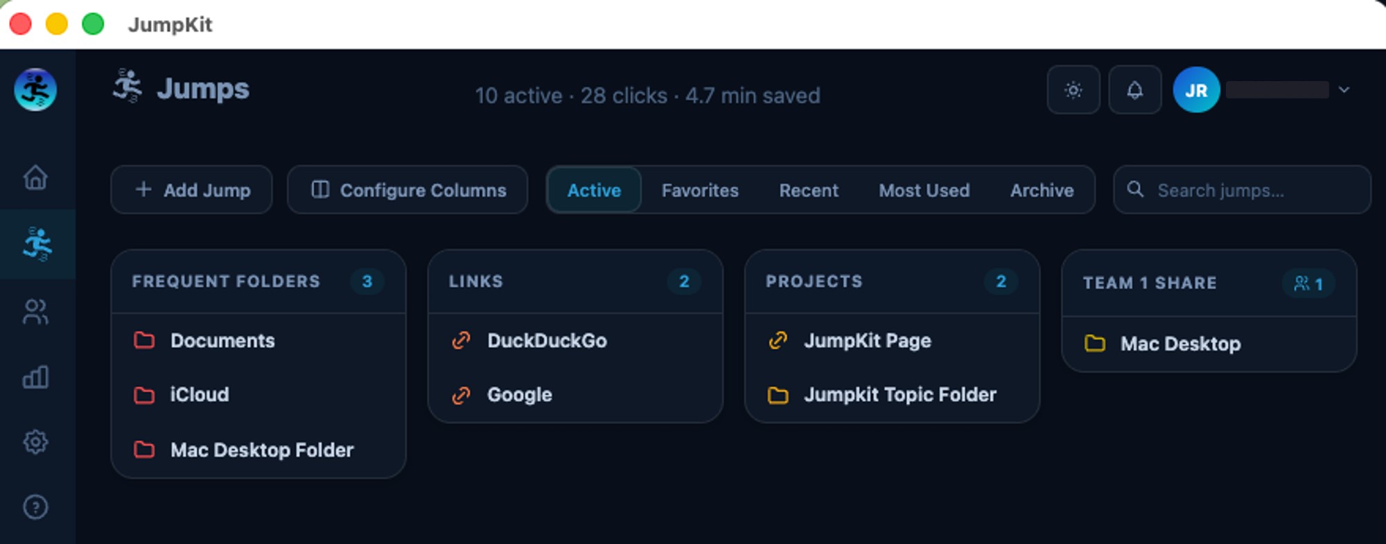 JumpKit macOS